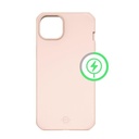 Funda ITSKINS Hybrid R Silk para iPhone 14 Pro Max, compatible MagSafe, Rosado claro