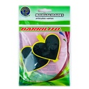 Clip Barrilito de Madera Pizarron Corazones wclp13 2 piezas