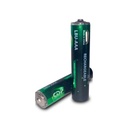 Batería CDP Recargable por Micro-USB AAA Blister de 2 Unidades