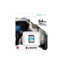 Tarjeta de Memoria SD Kingston Canvas Go Plus 64GB V30 C10 SDG3/64GB