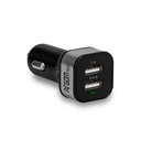 Cargador Argom USB para Auto Doble ARG-AC-0112BK
