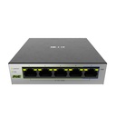 Switch Nexxt Vertex501 5 Puertos PoE+ para Ethernet 65W Negro NSW-V501P